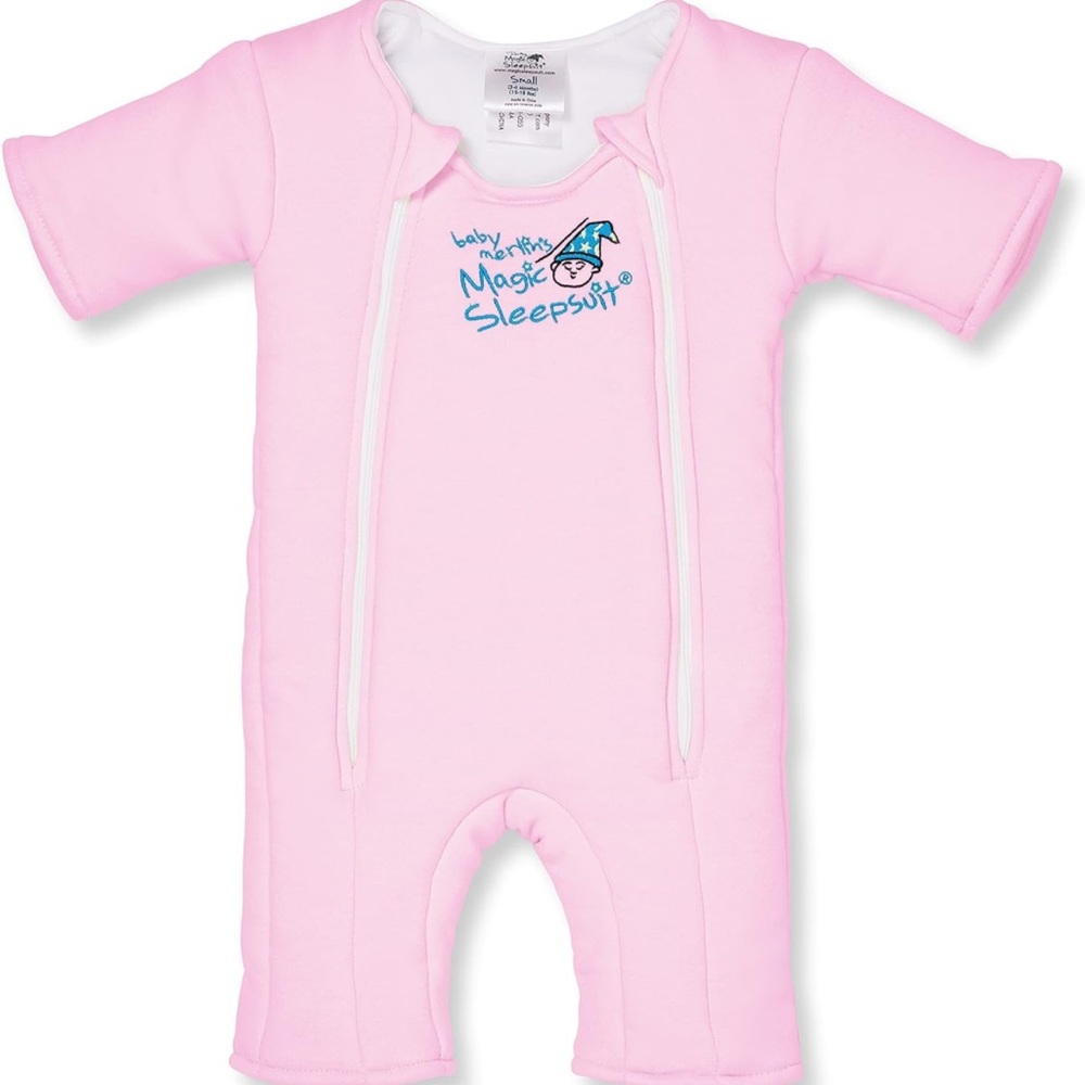 Pink Baby Merlin’s Magic Sleepsuit, small, NWT